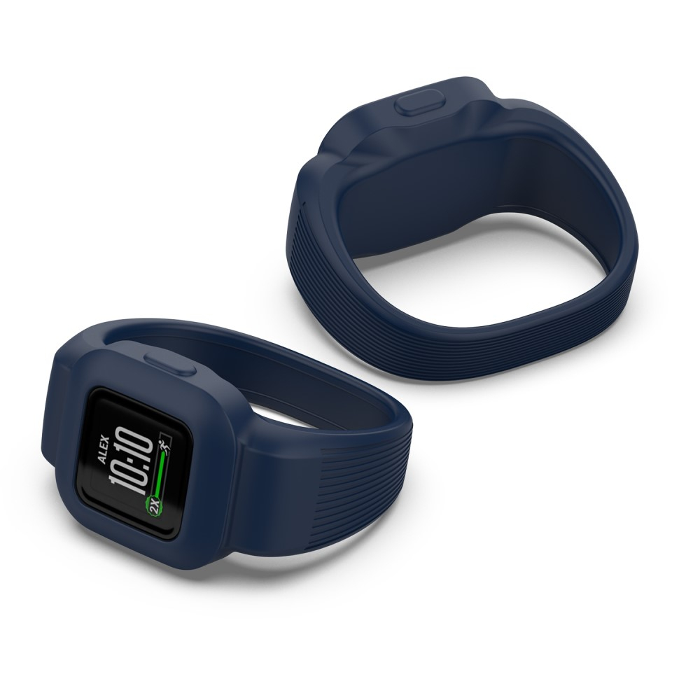 (Gr. XS) Garmin Vivofit JR 3 Ersatz Silikon Sport Armband (Gelenkumfang: 125mm) - Dunkelblau
