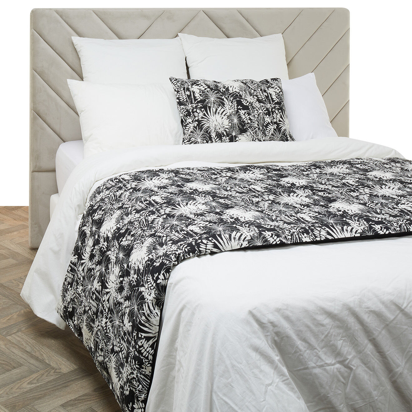 Haomy Housse de coussin en Lin & Coton Ahe blanche - 40x60 cm