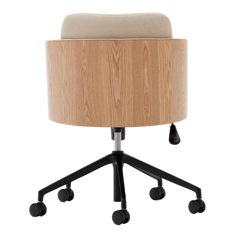 Kave Home Madai bureaustoel beige
