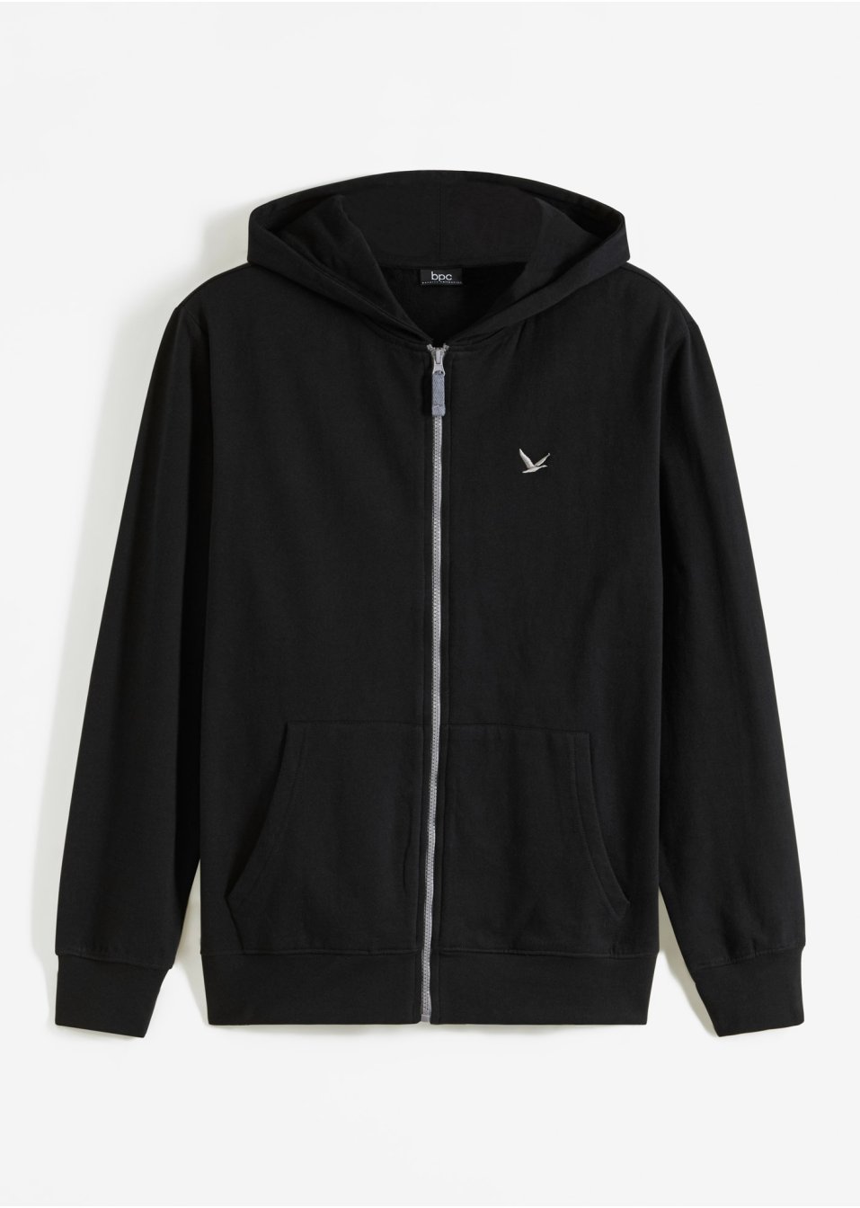Gilet sweat à capuche avec polyester recyclé