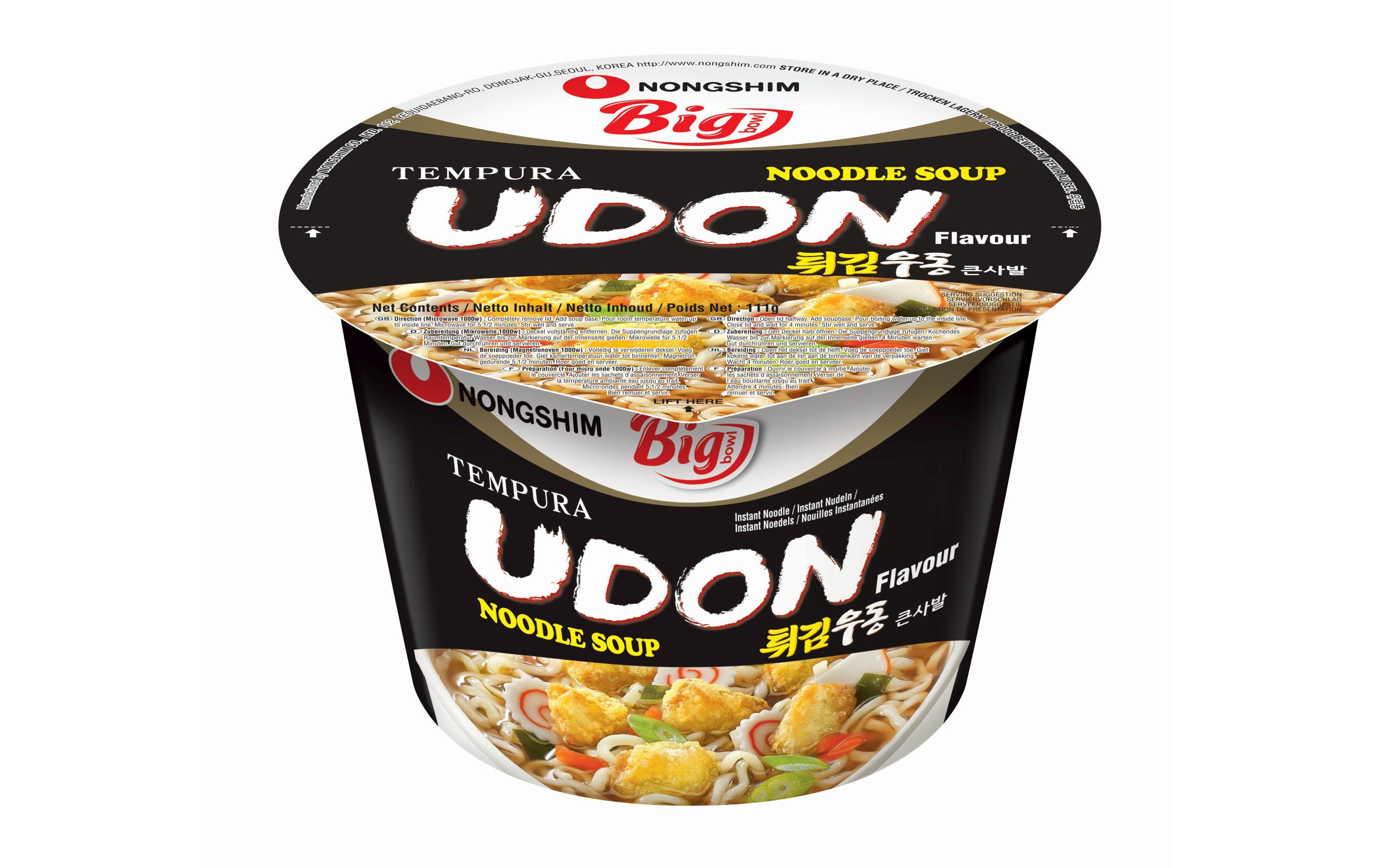 Nudelsuppe Udon Big Cup 111 gKoreanische Instant Nudelsuppe