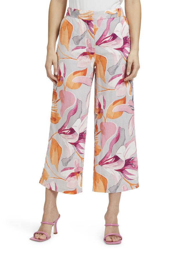 Betty Barclay Hose Casual 3/4 L Grå