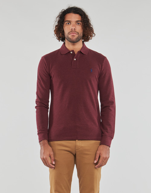 Polo Ralph Lauren - K224SC01-LSKCSLIMM2-LONG SLEEVE-KNIT Burdeo / Spring / Vino / Heather