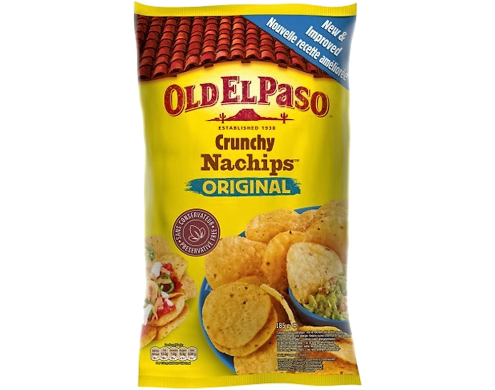 NACHIPS OLD EL PASO MILHO 185G