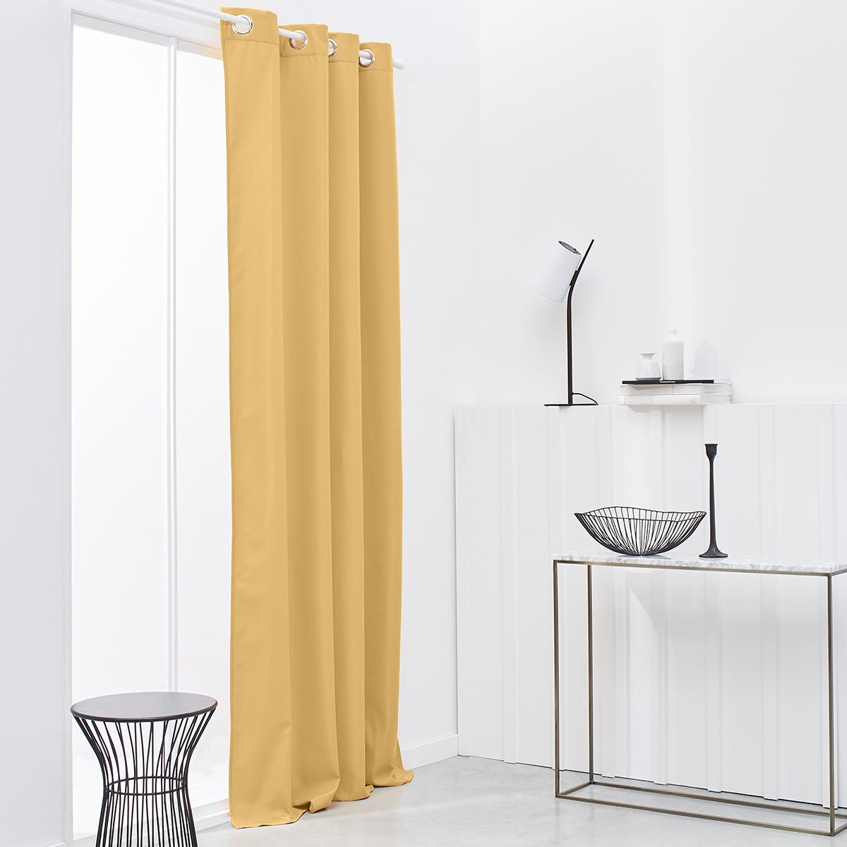 RIDEAU ISOLANT 140X240CM TODAY ESSENTIAL OCRE