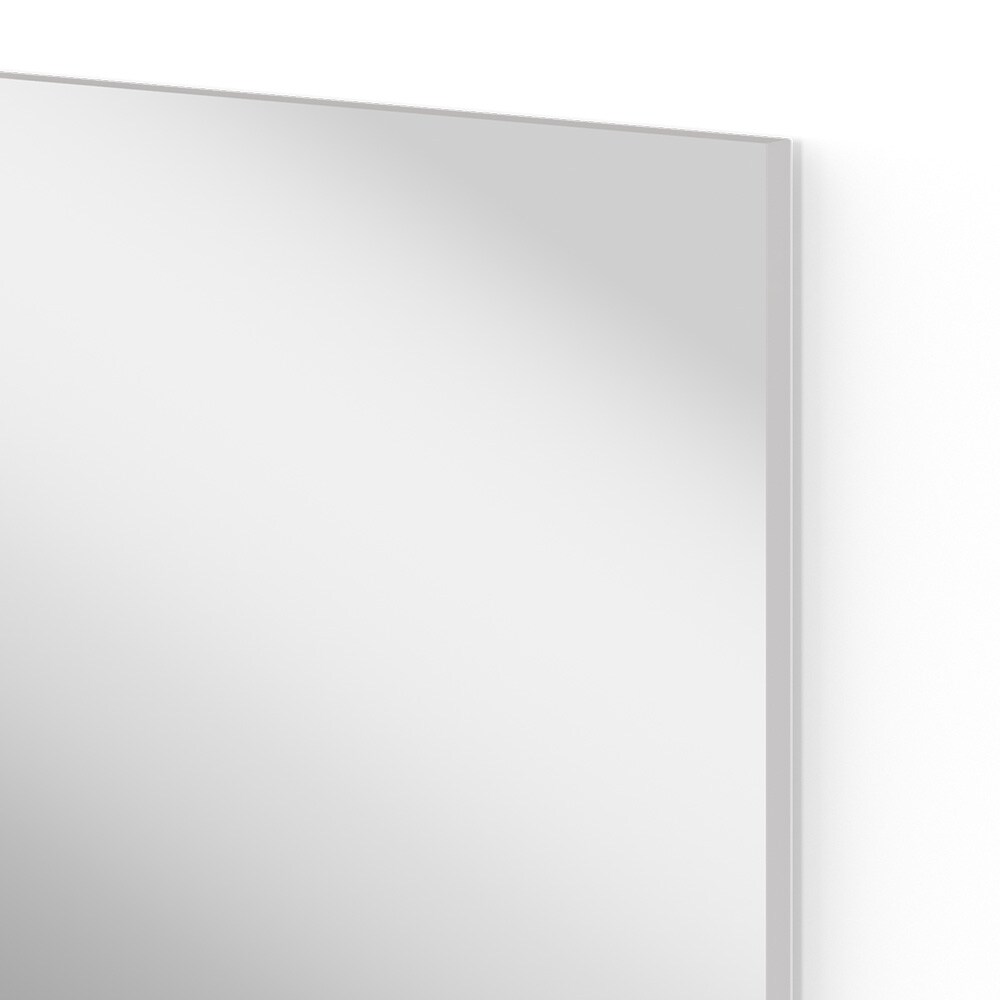 Vicco Schminkspiegel Wandspiegel Frisierspiegel Viola Weiß 80x65 cm modern Schlafzimmer Spiegel Make-Up-Tisch Badspiegel Badezimmerspiegel Flurspiegel