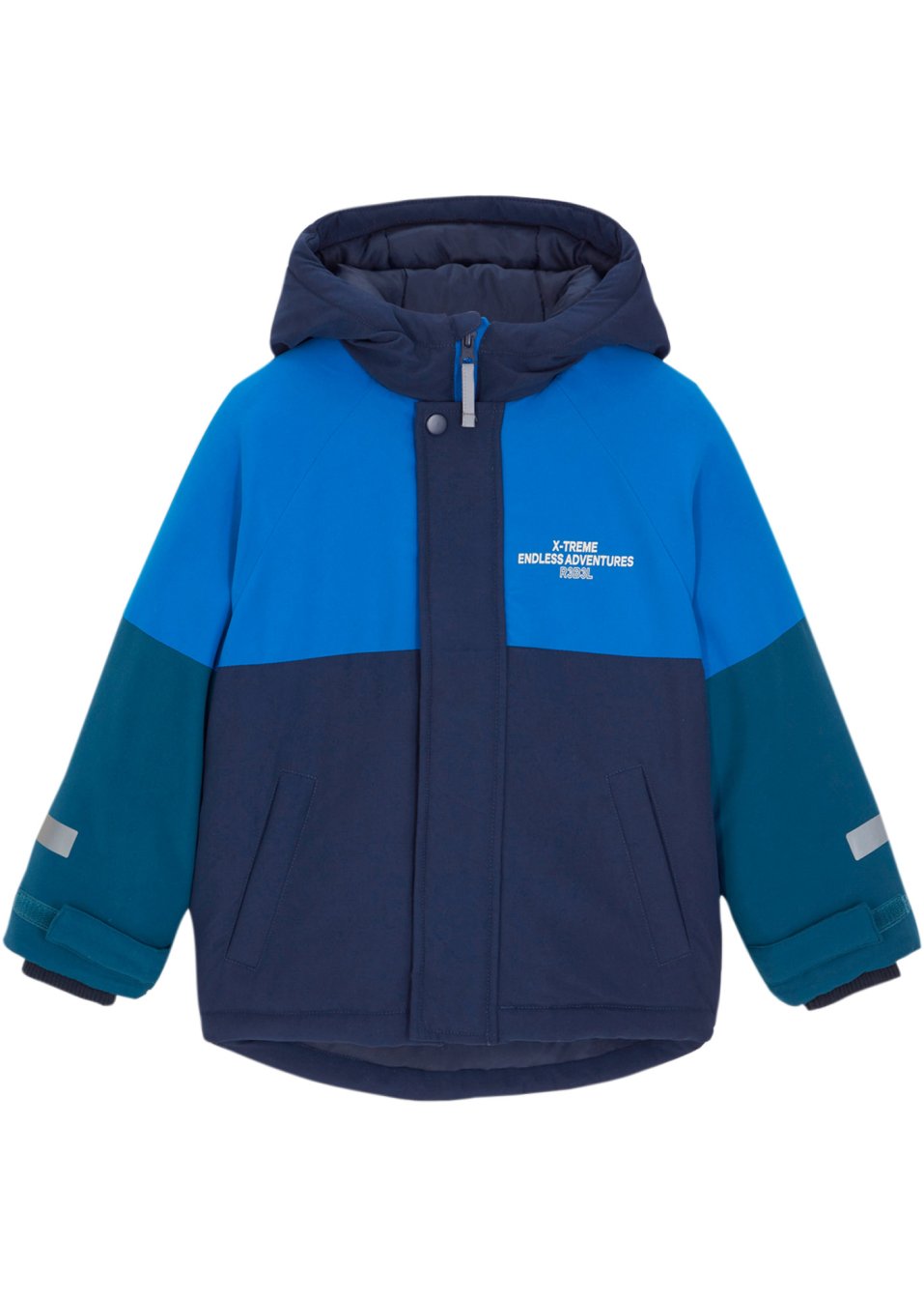 Veste hiver enfant style color block