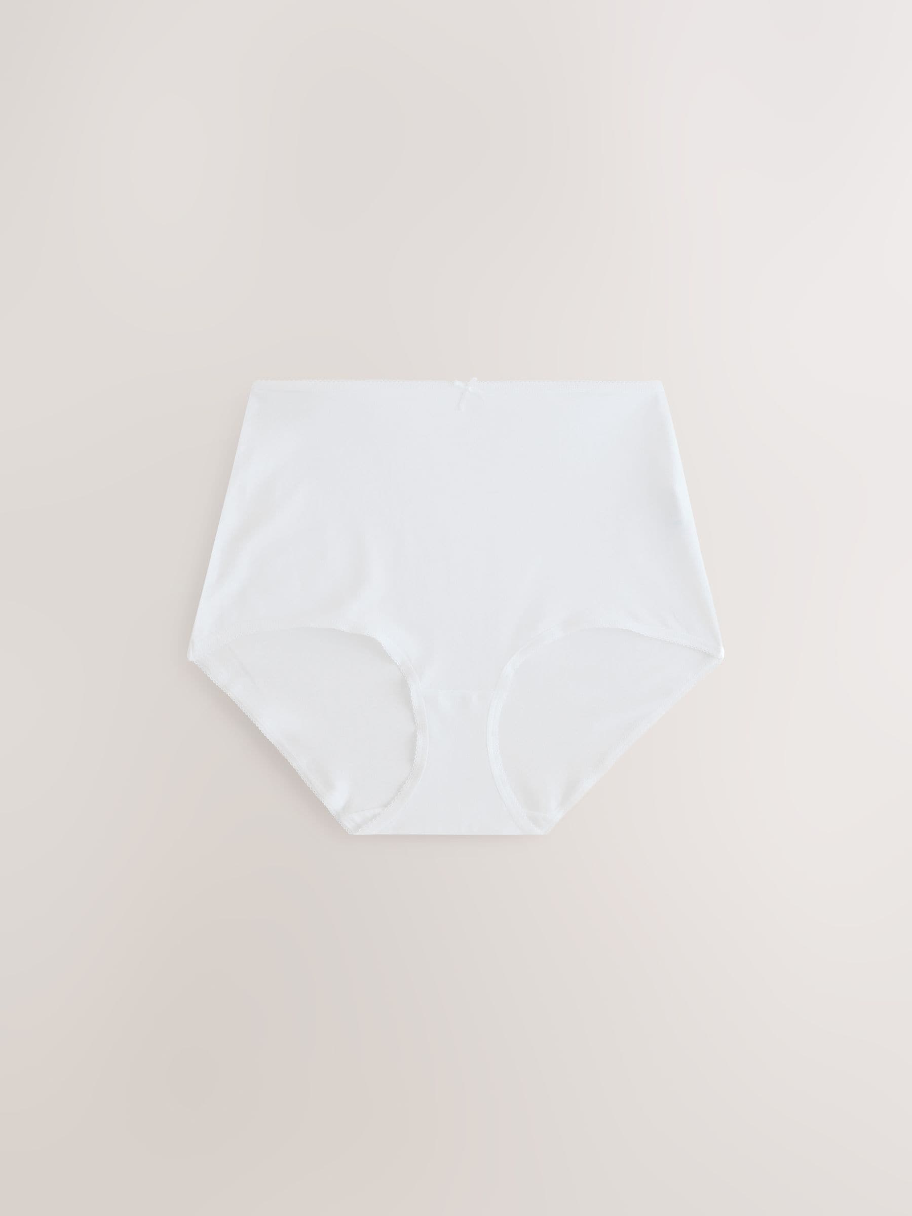 Zwart/wit/pastelroze huidskleur - Full Briefs Cotton Knickers 10 Pack