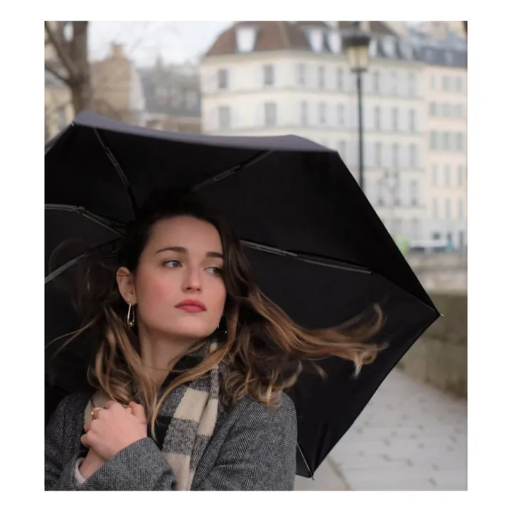 Anatole Parapluie pliant Jane | Noir