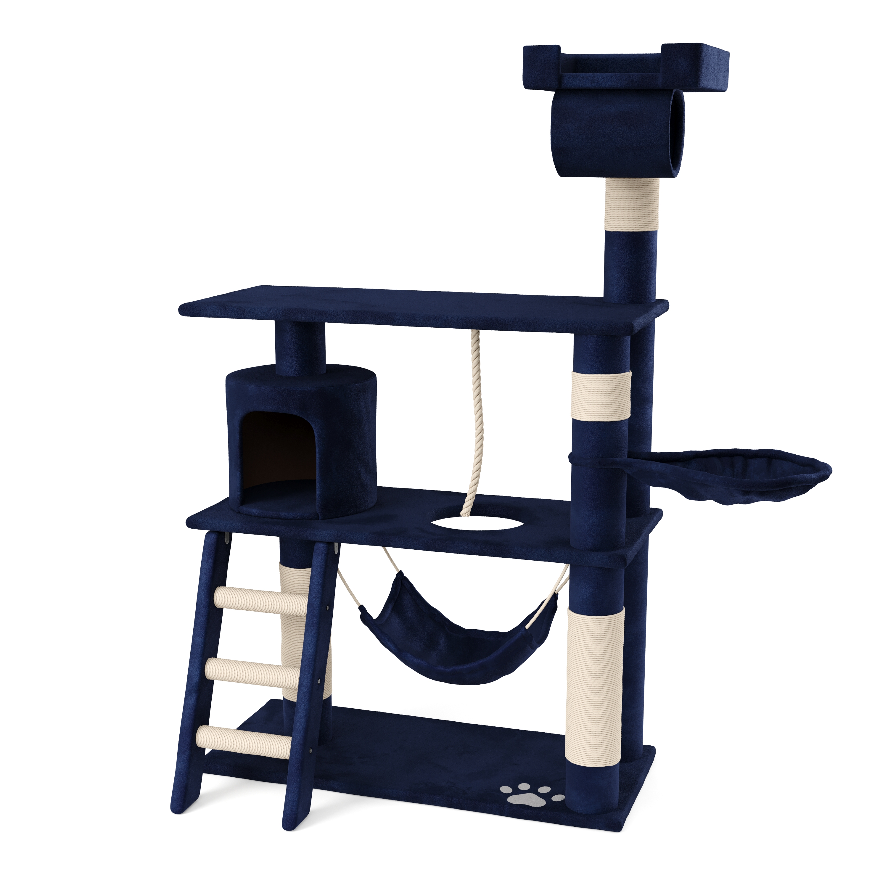 Katzenbaum SIMBA 141 cm blau