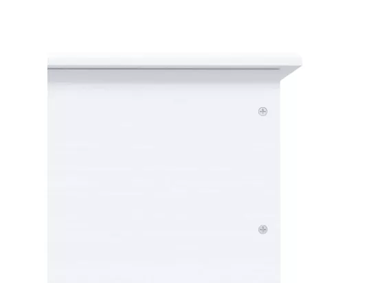 Coffre de rangement et roulettes ALTA blanc 73x39,5x43 cm