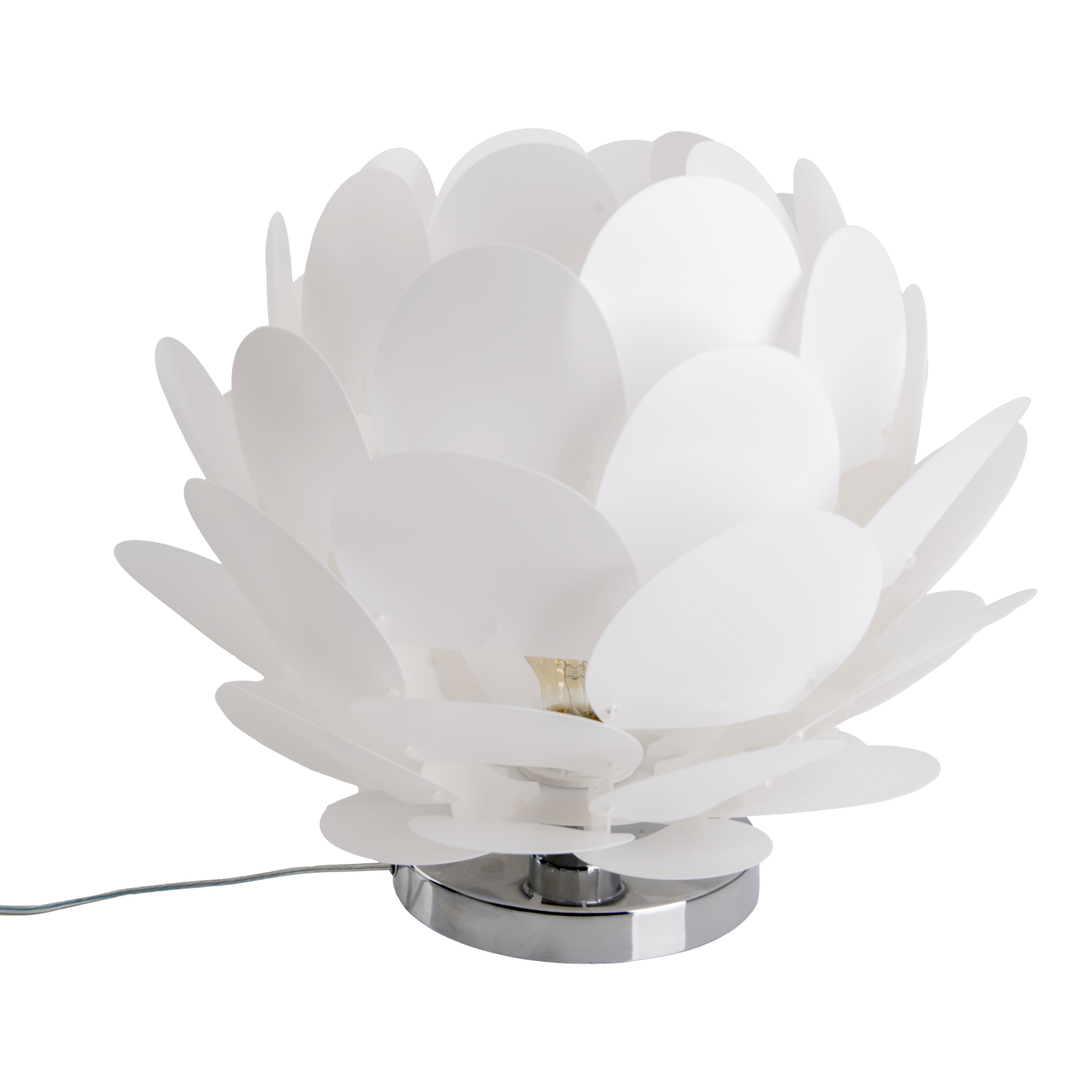 Tischleuchte - weiß - 41 cm Höhe