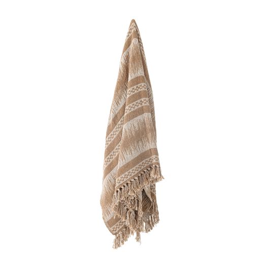 Bloomingville Marmi Plaid, Brun, 130x160 cm