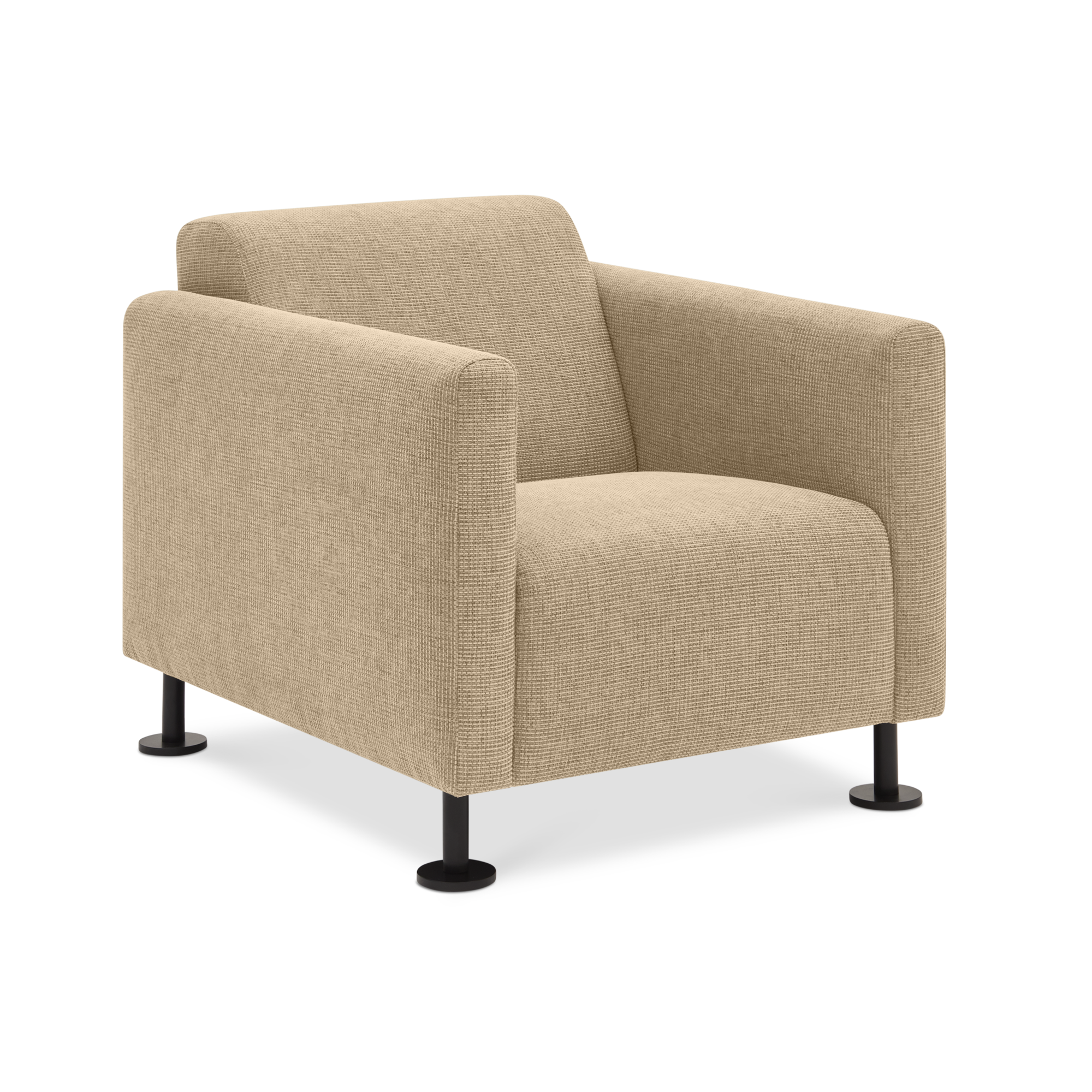 Loods 5 Design fauteuil Zit Fauteuil smalle arm | Stof: Cube Natural 01