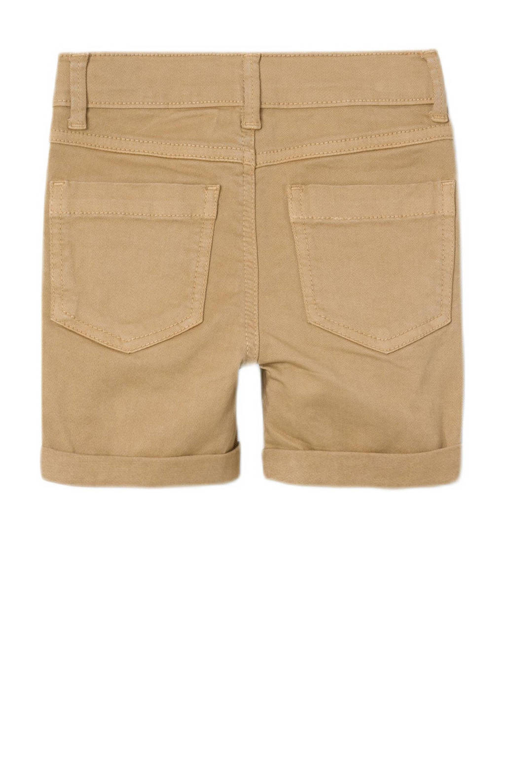 NAME IT regular fit casual short NMMSILAS zand