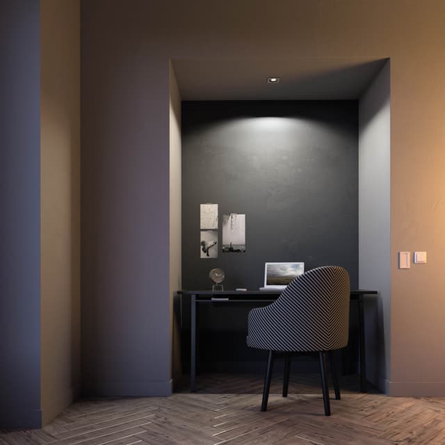 Philips Hue Milliskin forsænket spotlys (aluminium)