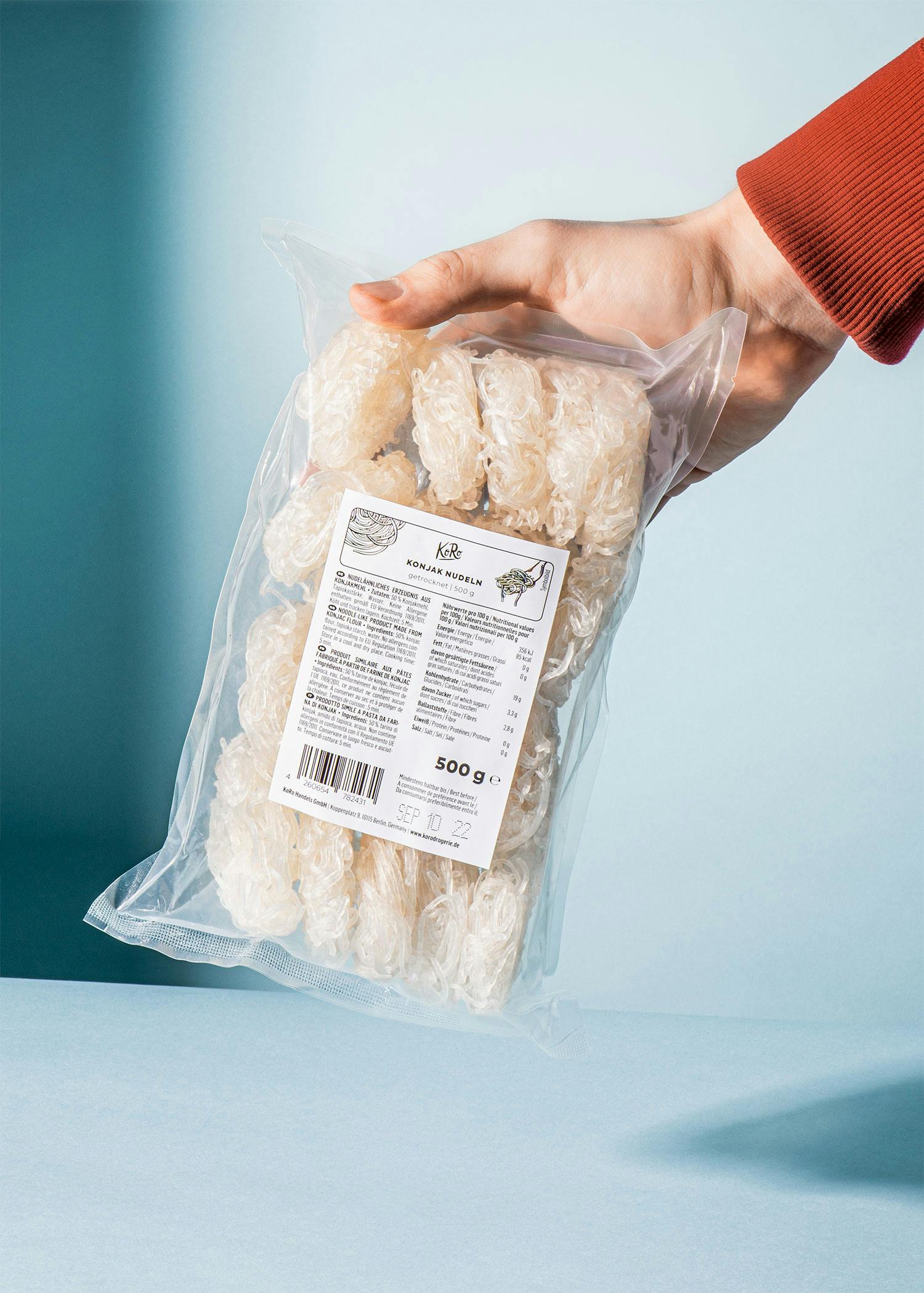 Getrocknete Konjaknudeln 500 g