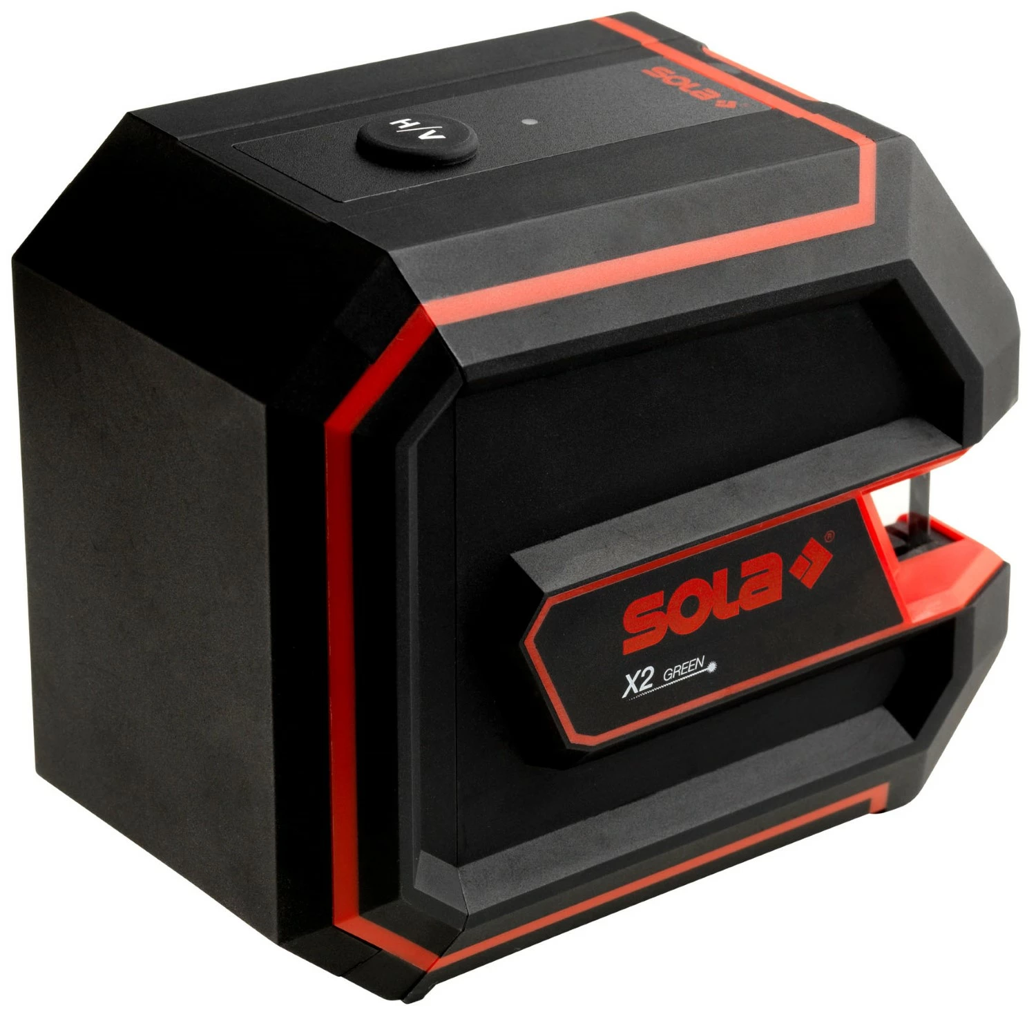 Sola Kruislijnlaser X2 Green PROFESSIONAL Set in koffer - groen - 30m - 2 lijnen - IP54