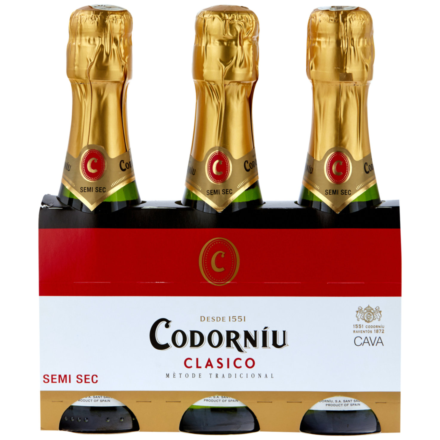 Cava DOC Clasico Codorníu, semi-seco -60cl