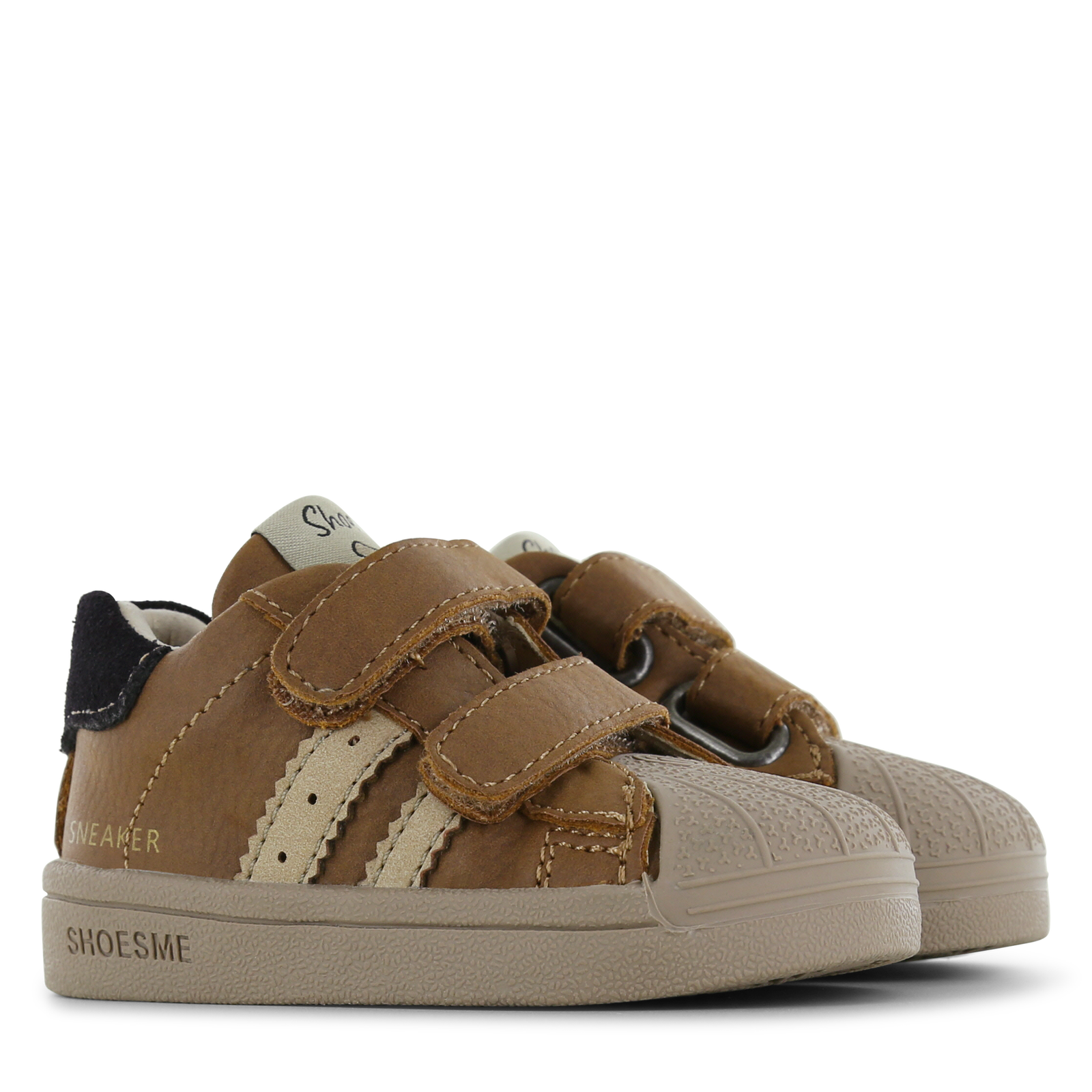 Shoesme bruin sneakertje met stootneus Microfiber nubuck, Suède | Sale