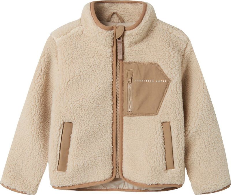 NAME IT - Teddy Jas - Sherpa - Jack - Voor Kinderen - Comfortabel en Trendy