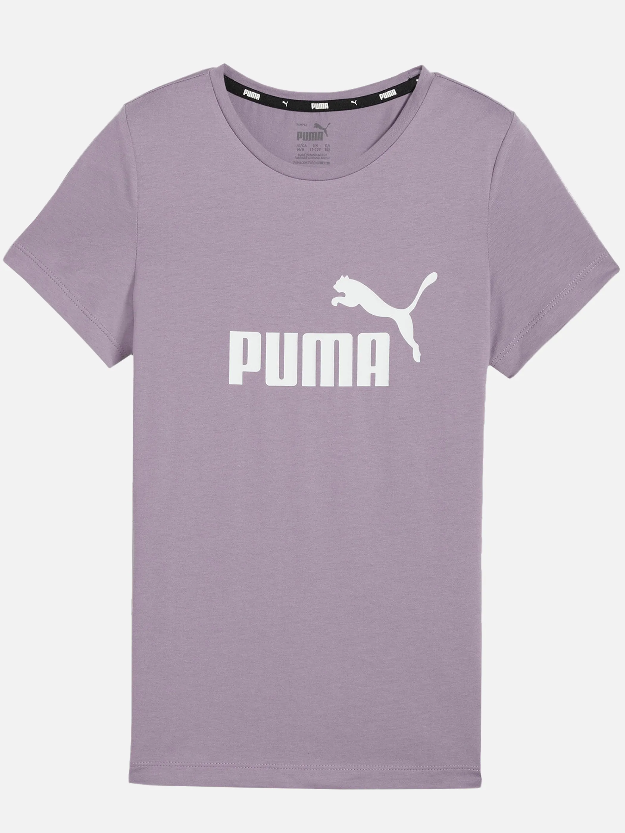 Mädchen Sportshirt mit Logoprint