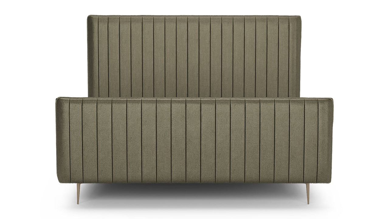 Bed Ruby - Velvet glow dark green