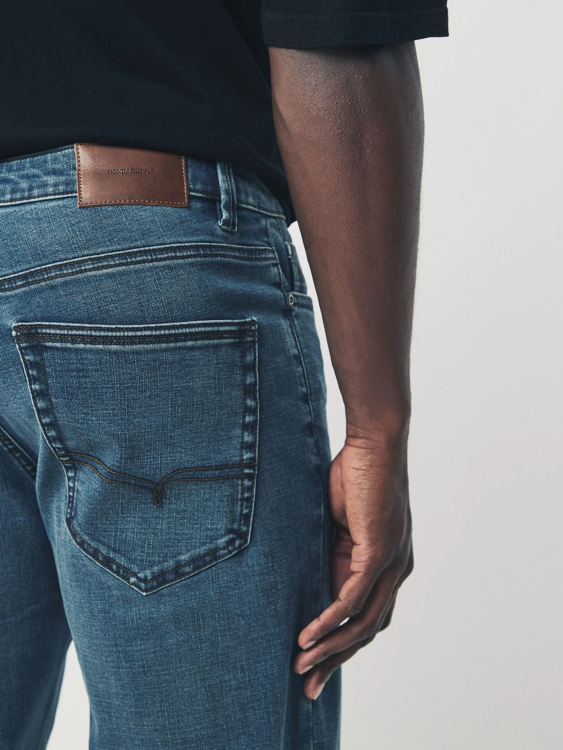 Lichtblauw - Straight fit - Motionflex jeans
