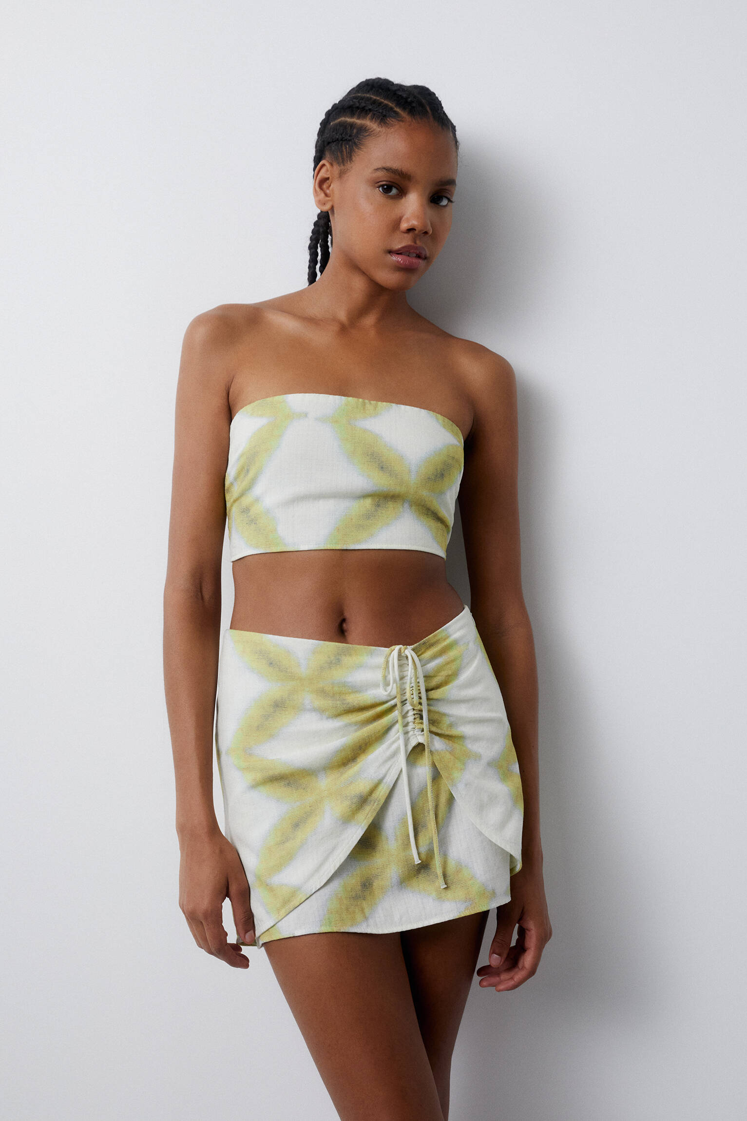 Top bandeau estampado - Lima