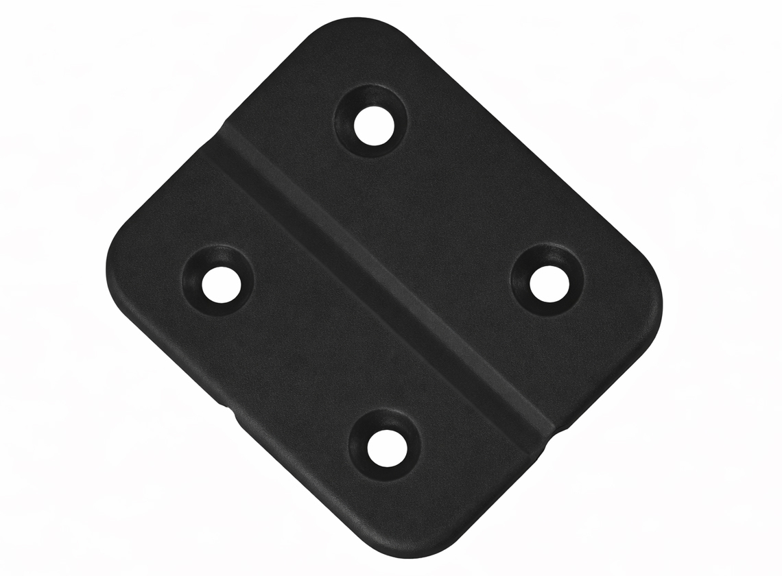 Obelink kunststoffen scharnieren (4x stuks) - black