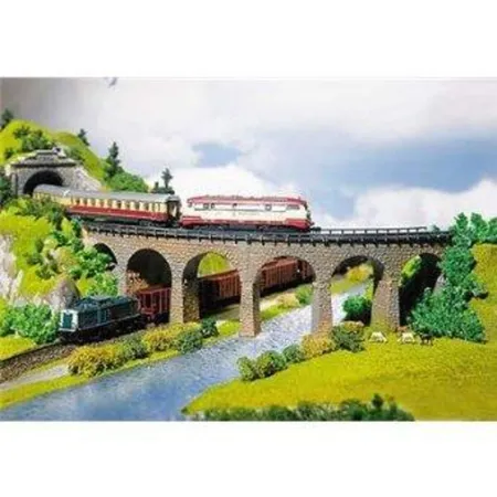 FALLER 222586 - 2 Viaduktbrücken, gebogen N Spur