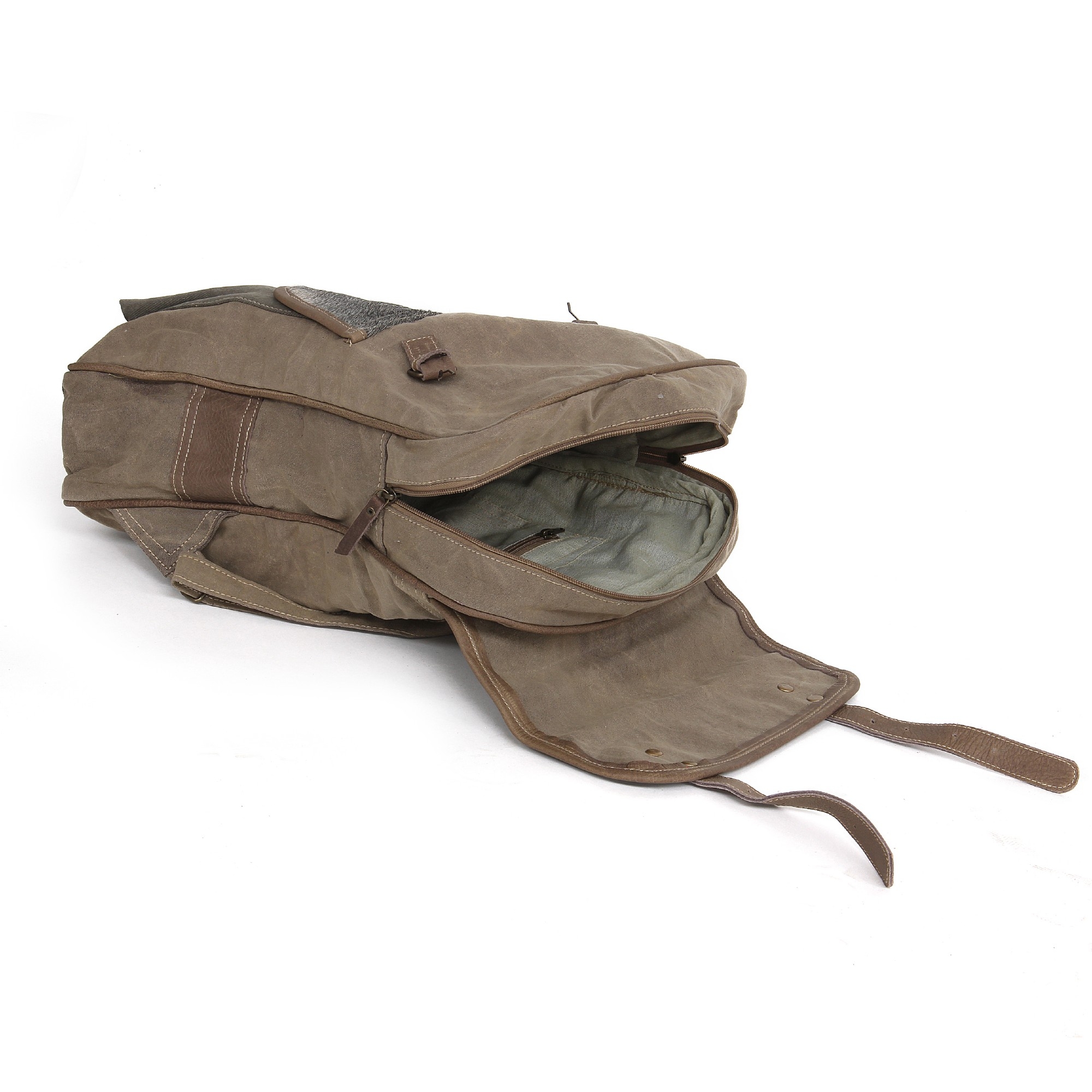 Rucksack 'JFK New York', braun, T 12cm, B 32cm, H 46cm günstig bestellen