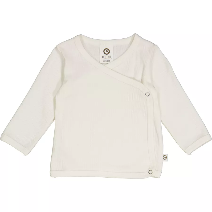 Müsli Babystrickjacke cream