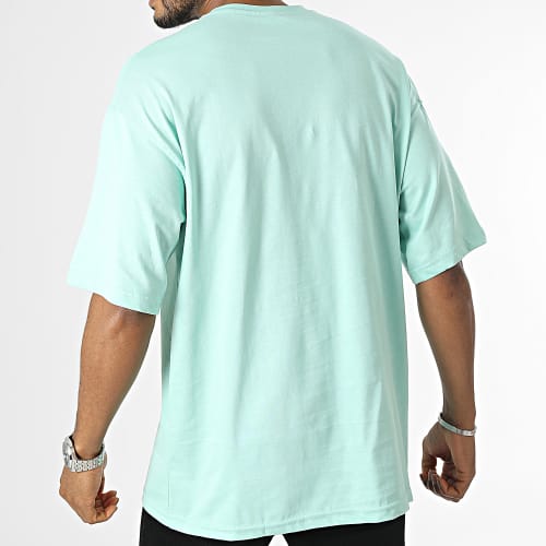 Tee Shirt Oversize Large Vert Menthe
