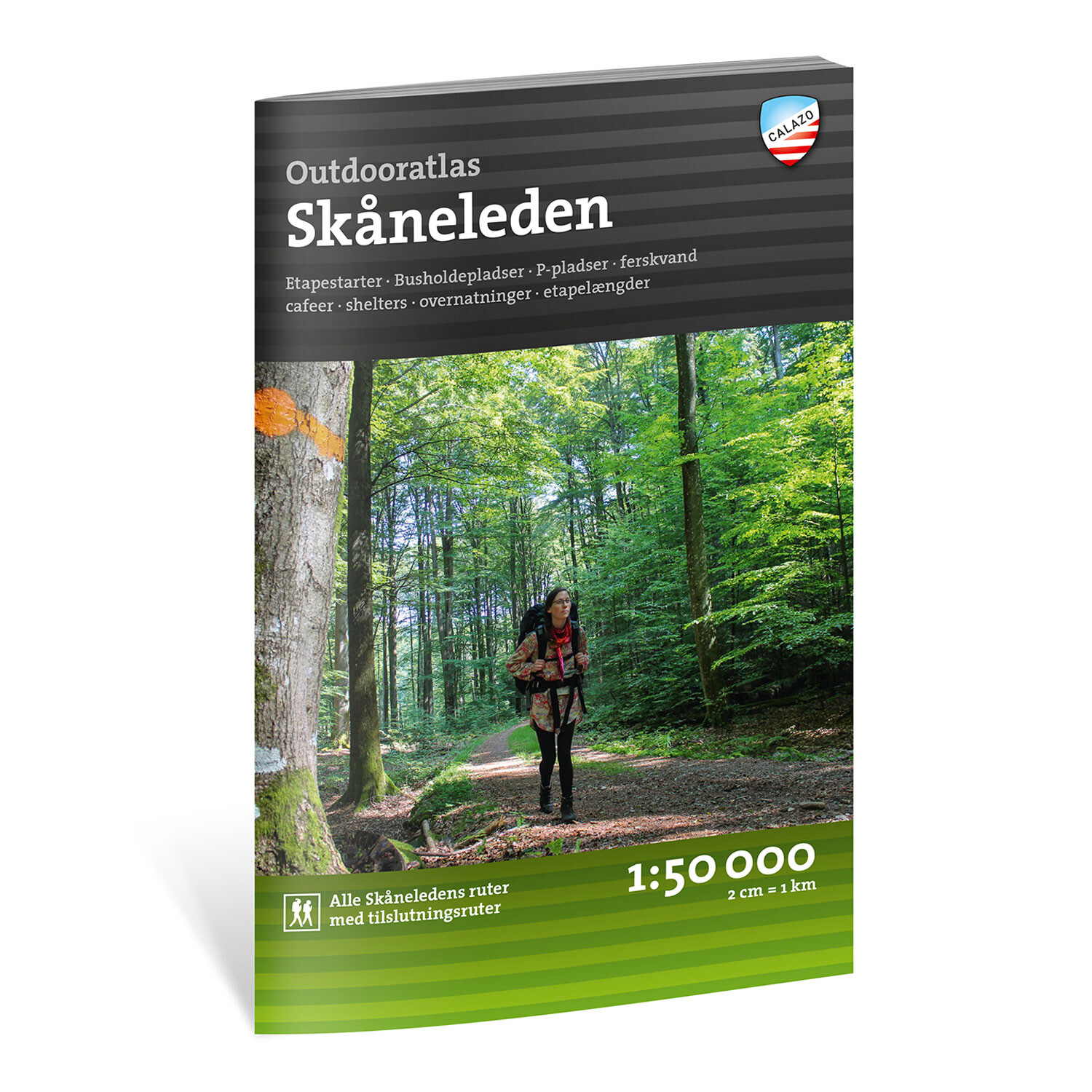 Calazo Skåneleden - Atlas (dansk)