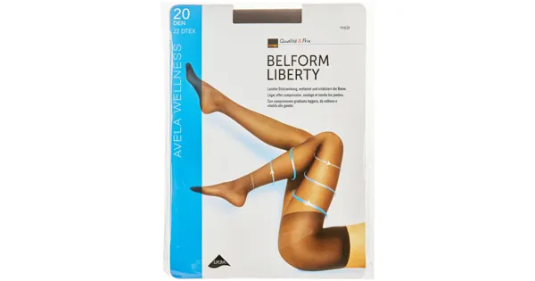 Avela Strumpfhose Belform Liberty Noir 9.5