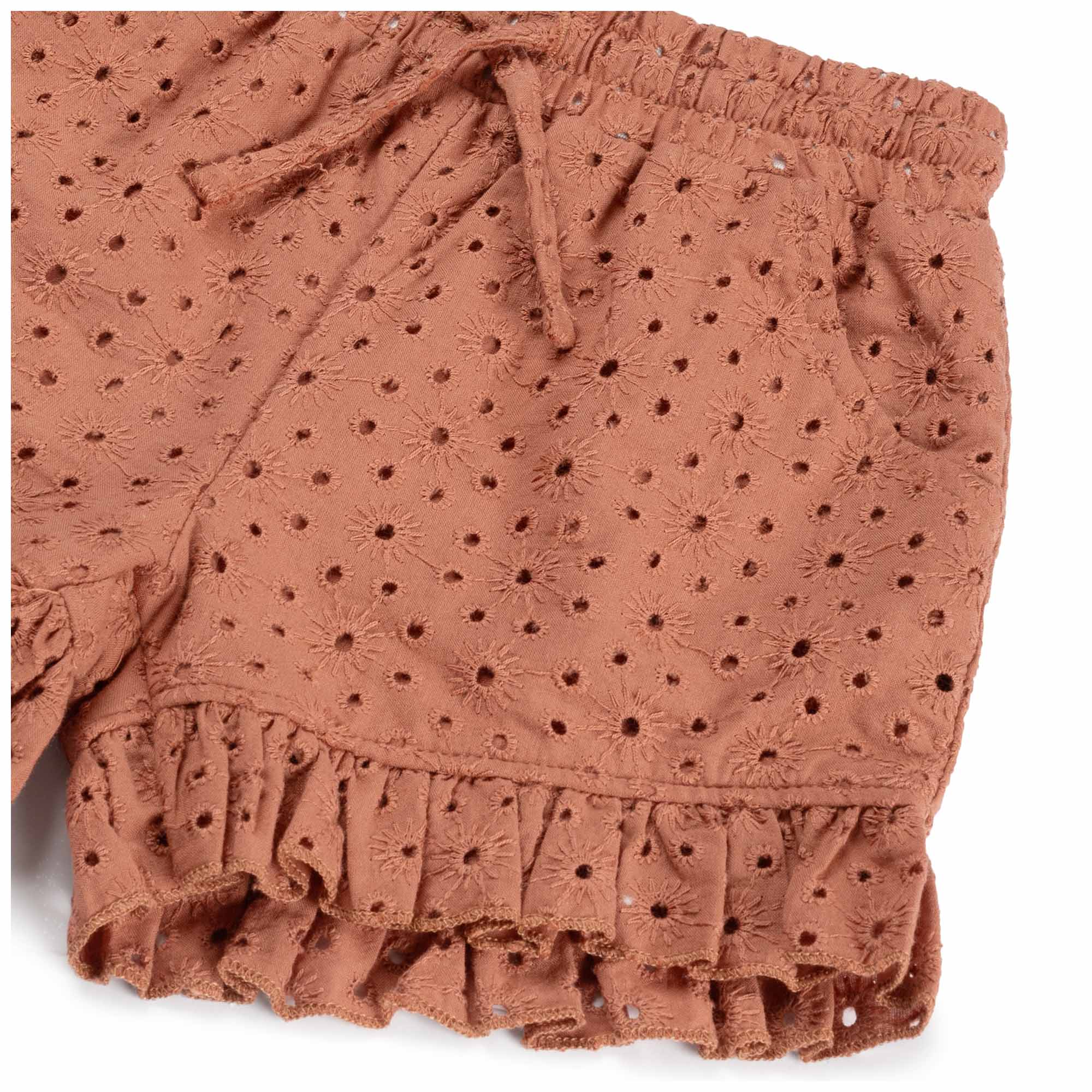 Prénatal peuter short  all over print bruin