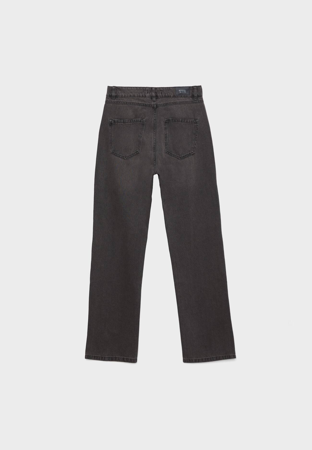 calça jeans reta vintage