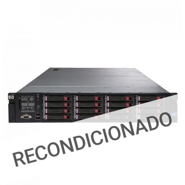 HPE DL380 GEN6 E5520 1P 16G 8xHDD 300GB (eco) | Xeon E5520 | 16GB DDR3 | 1 Fonte 460W (Recondicionado Grade A)