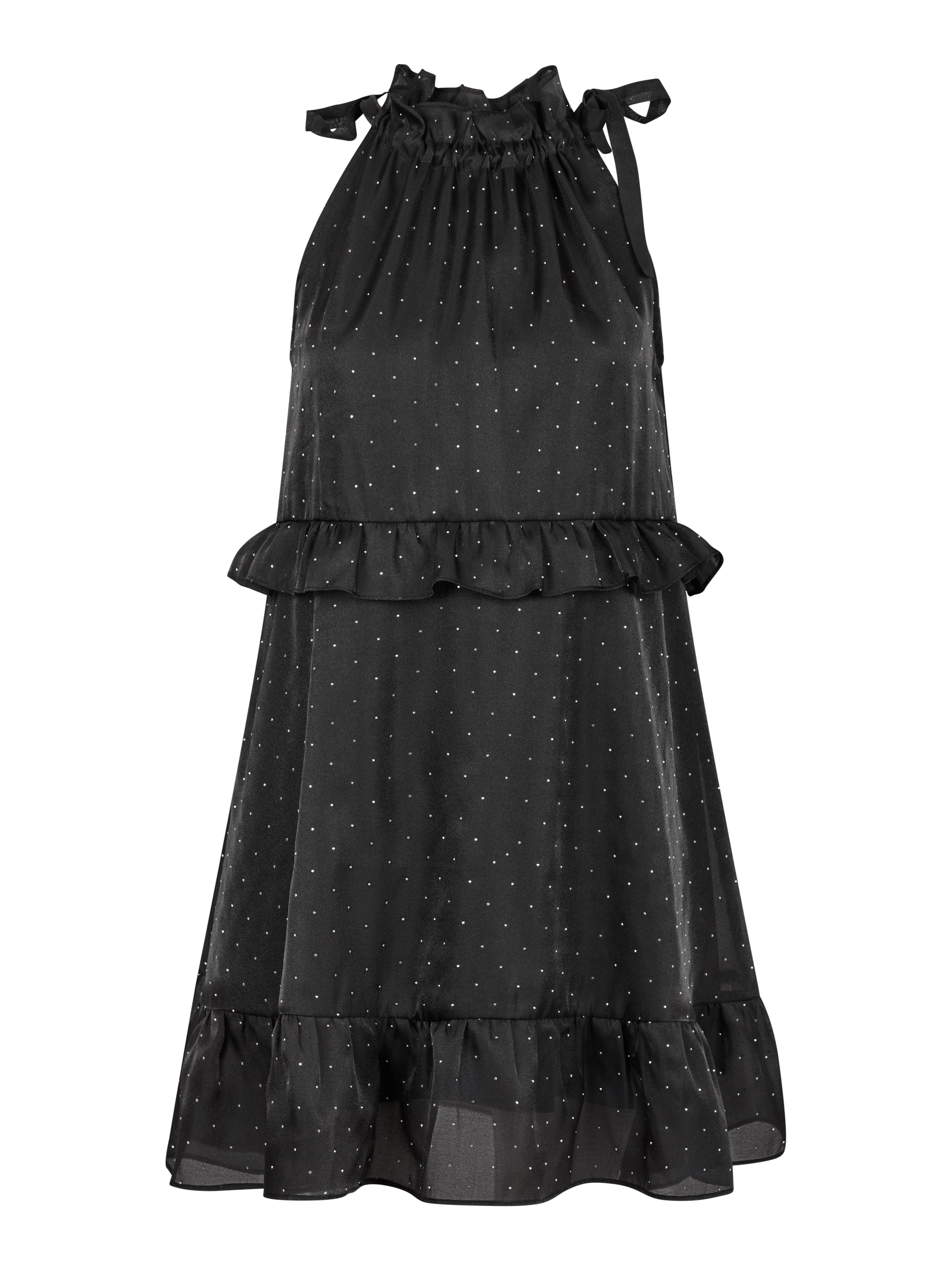 Neo Noir  Rida Bedazzled kjole - sort