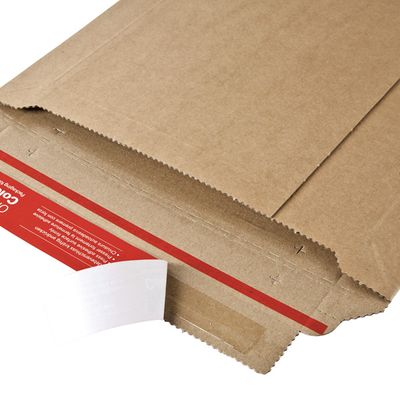Pochette d'expédition adhésive - 15 cm x 25 cm - kraft - Logistipack