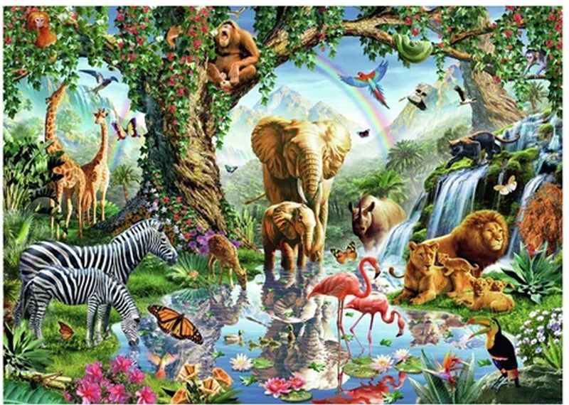 Ravensburger - Abentuer im Dschungel - Puzzel - 1000 Stukjes