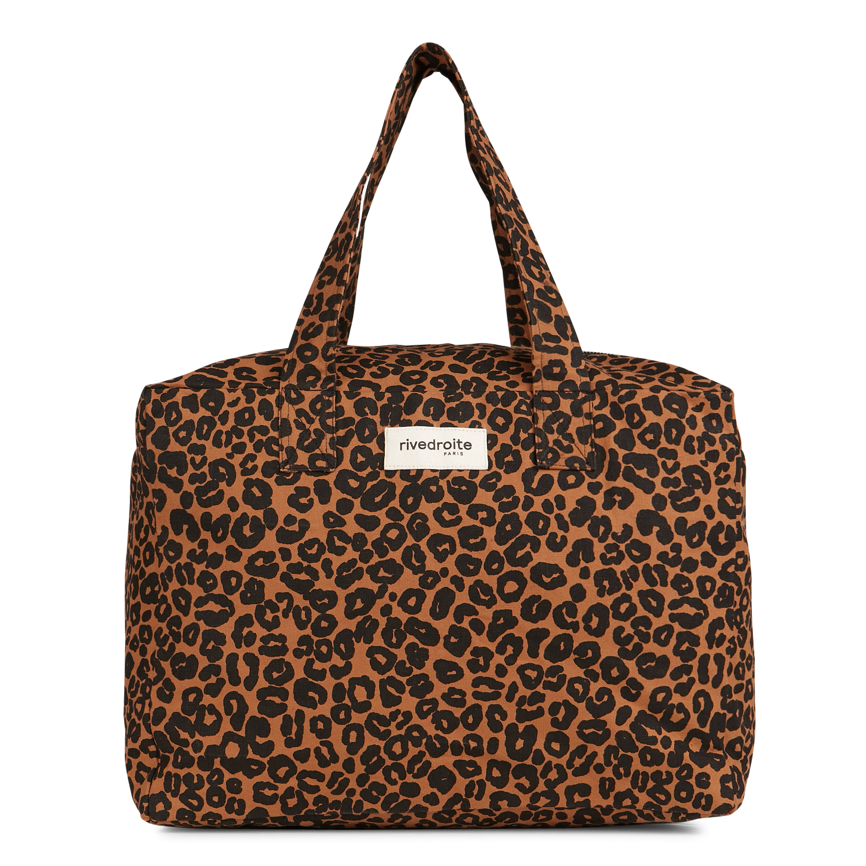 CELESTINS - Sac zippé en coton | Marron