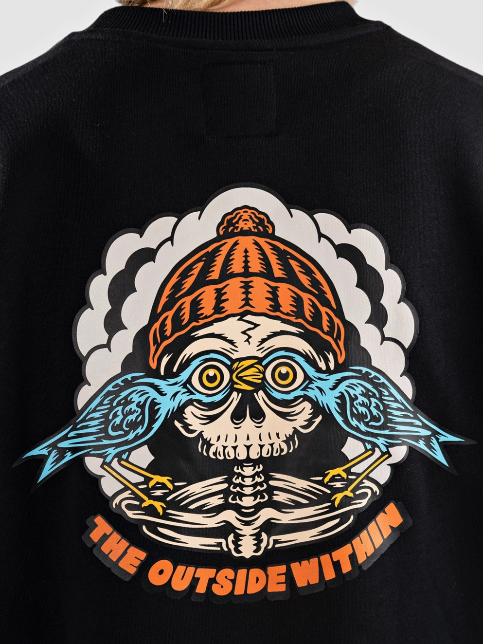 Element Birds Eye Crew Sweater flint black