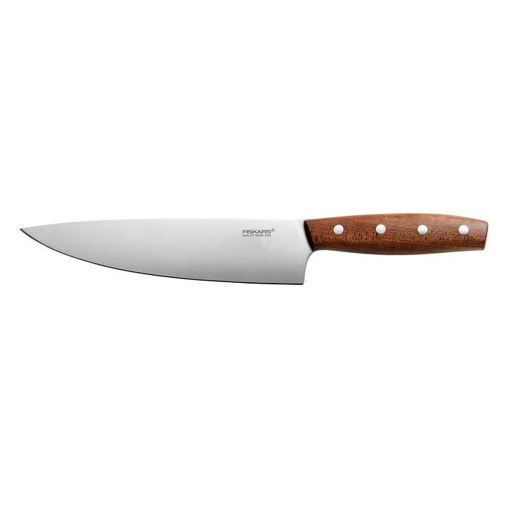 Fiskars - Norr Kochmesser 20 cm, Edelstahl / Ahorn