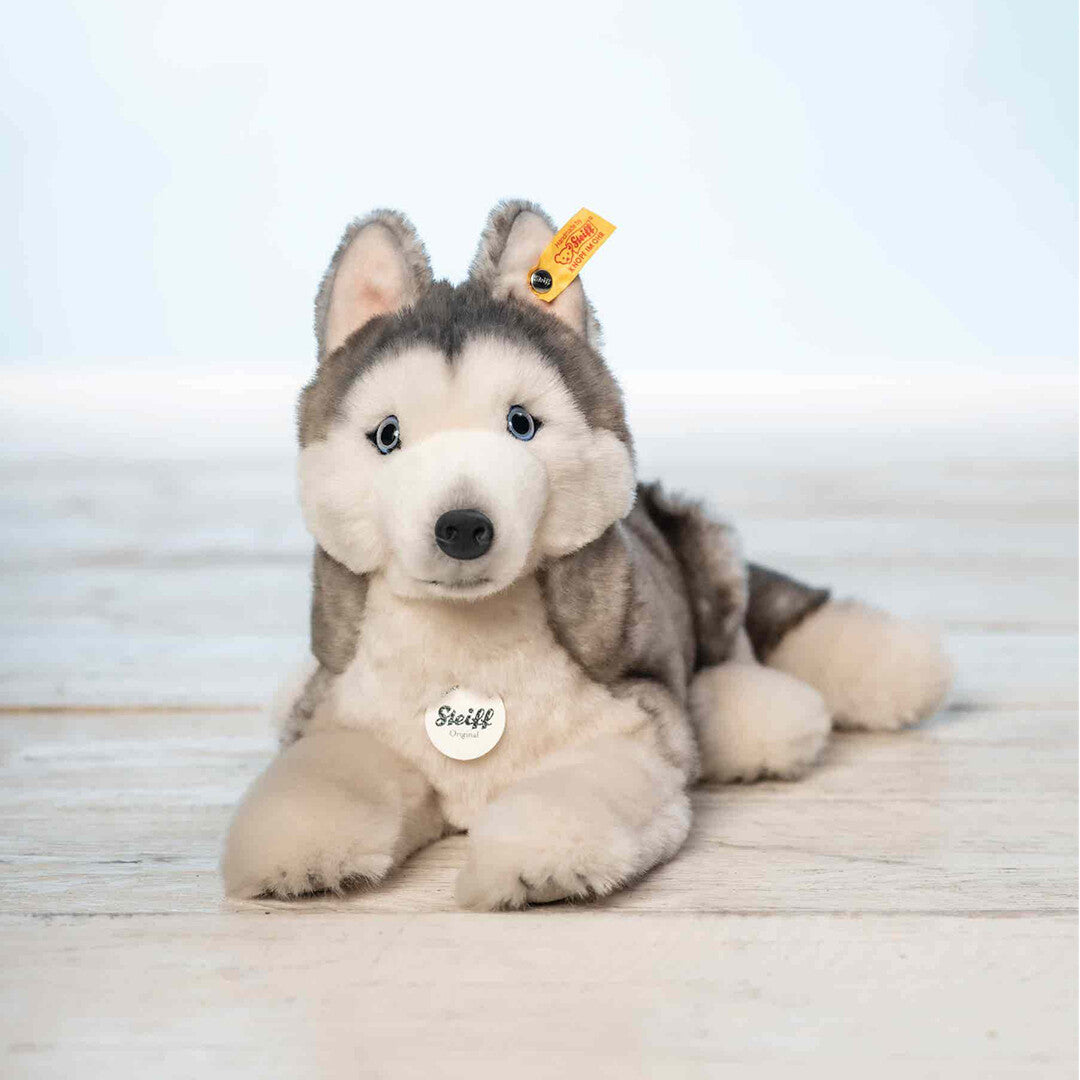 Steiff knuffelhond husky bernie - 33 cm