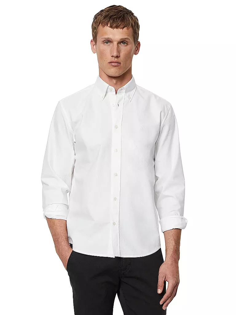 MARC O'POLO Hemd Regular Fit  weiss