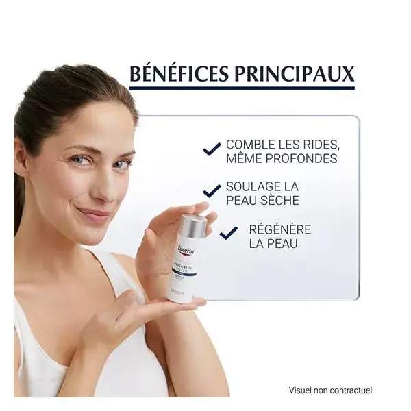 Creme Noturno Antienvelhecimento Extra Rico Eucerin Hyaluron-Filler 50ml