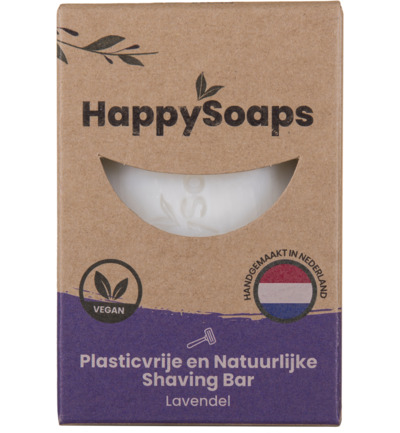 Happysoaps Shaving bar lavendel (80 gr)