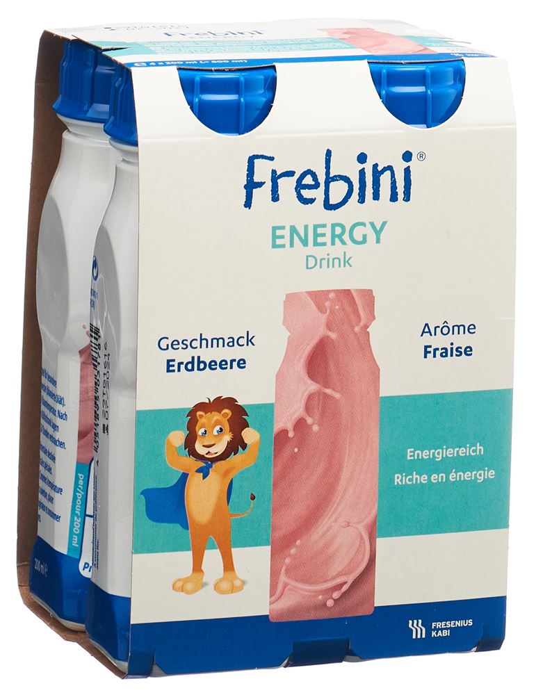 FREBINI Energy DRINK Erdbeere Fl 200 ml
